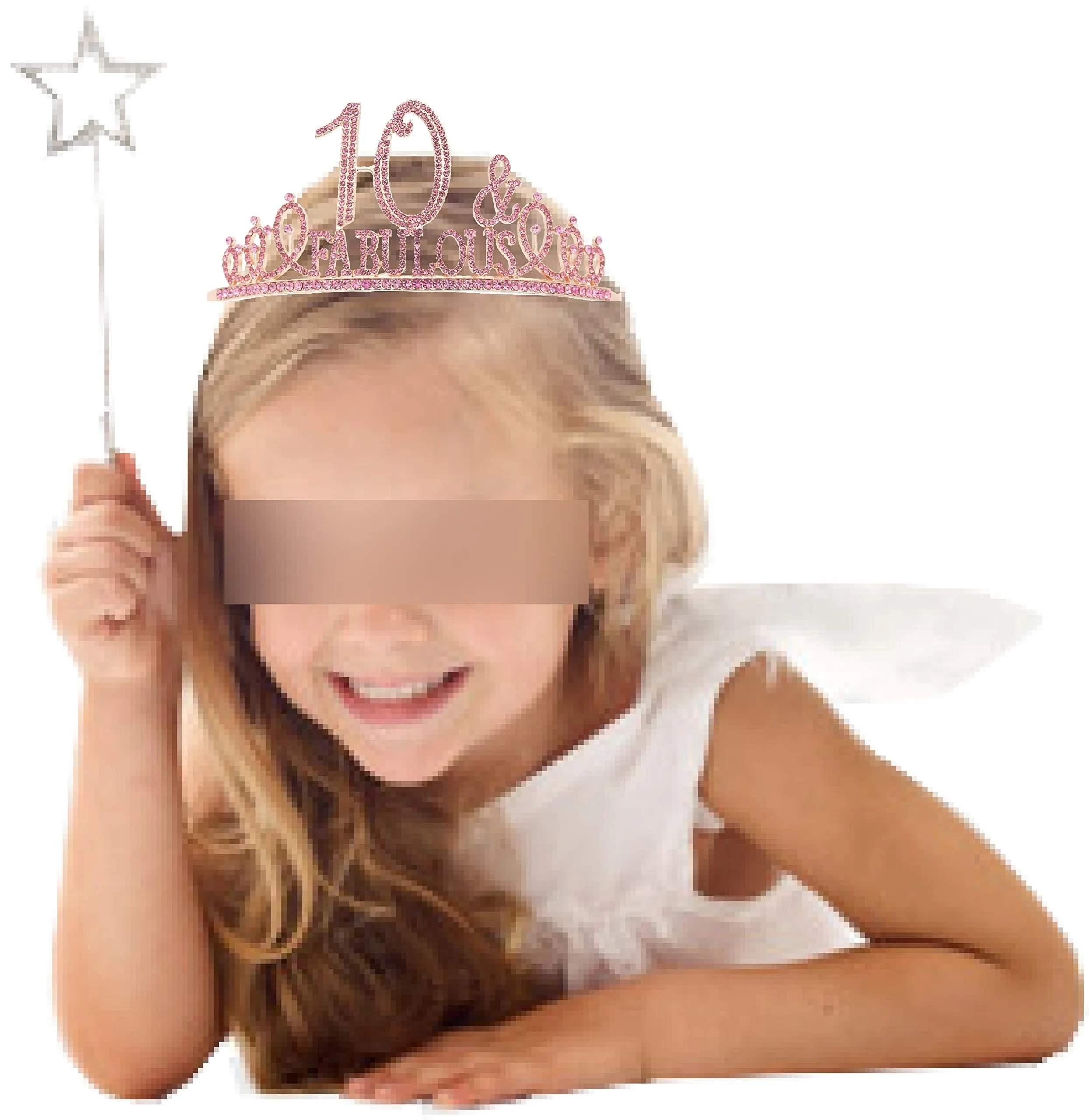 10th Birthday, 10th Birthday Tiara Pink, 10th Birthday Decorations for Girls, 10th