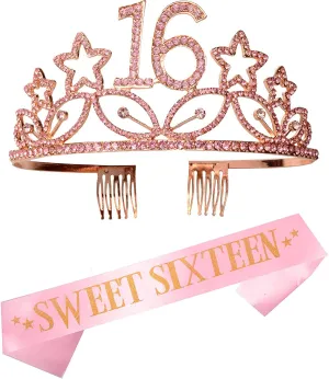 16th Birthday, 16th Birthday Gifts for Girls, 16th Birthday Tiara, 16th Birthday Tiara