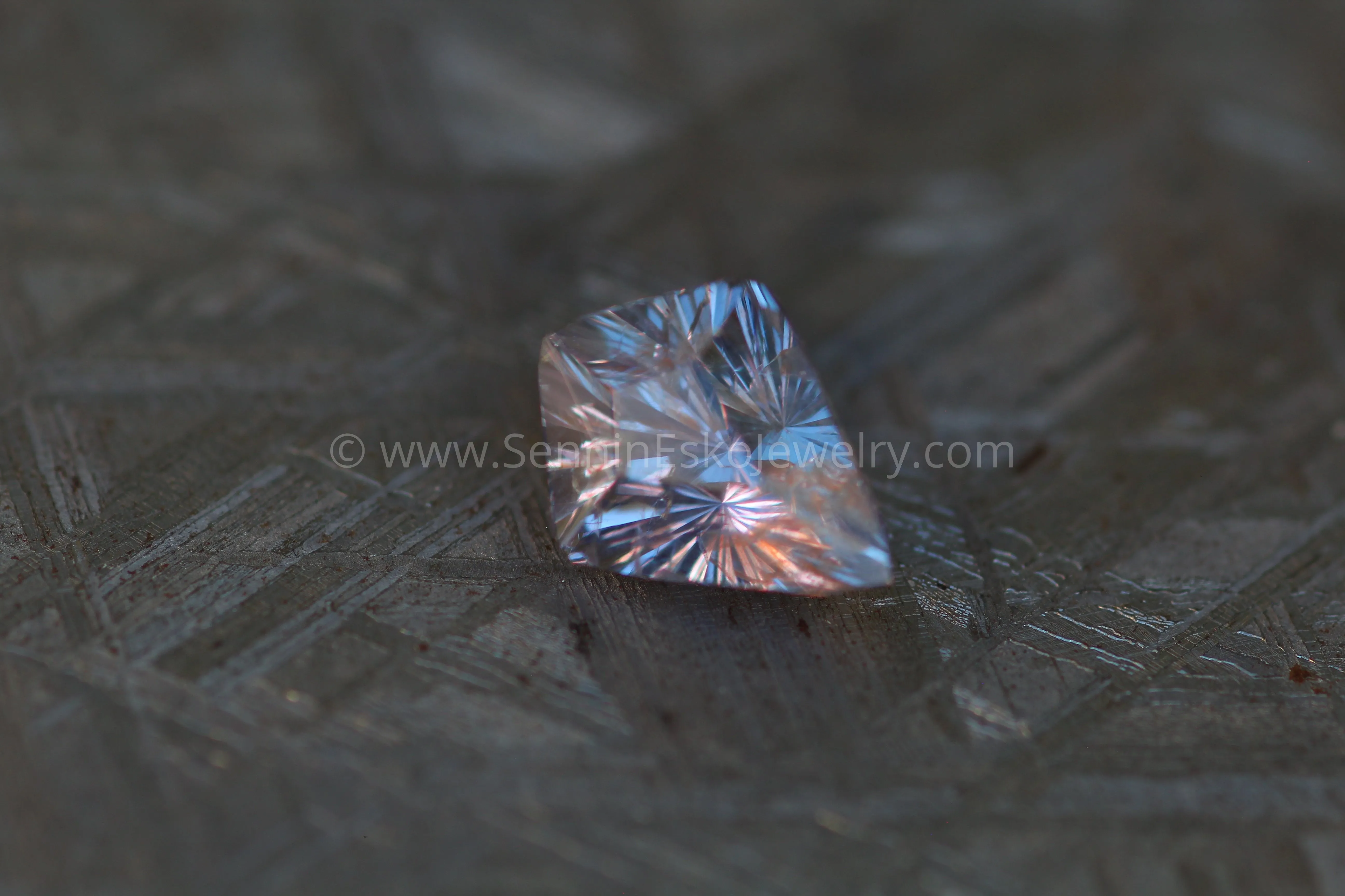 3 Carat Lilac Umba Sapphire Kite -  Fantasy Cut - 10.2x8mm