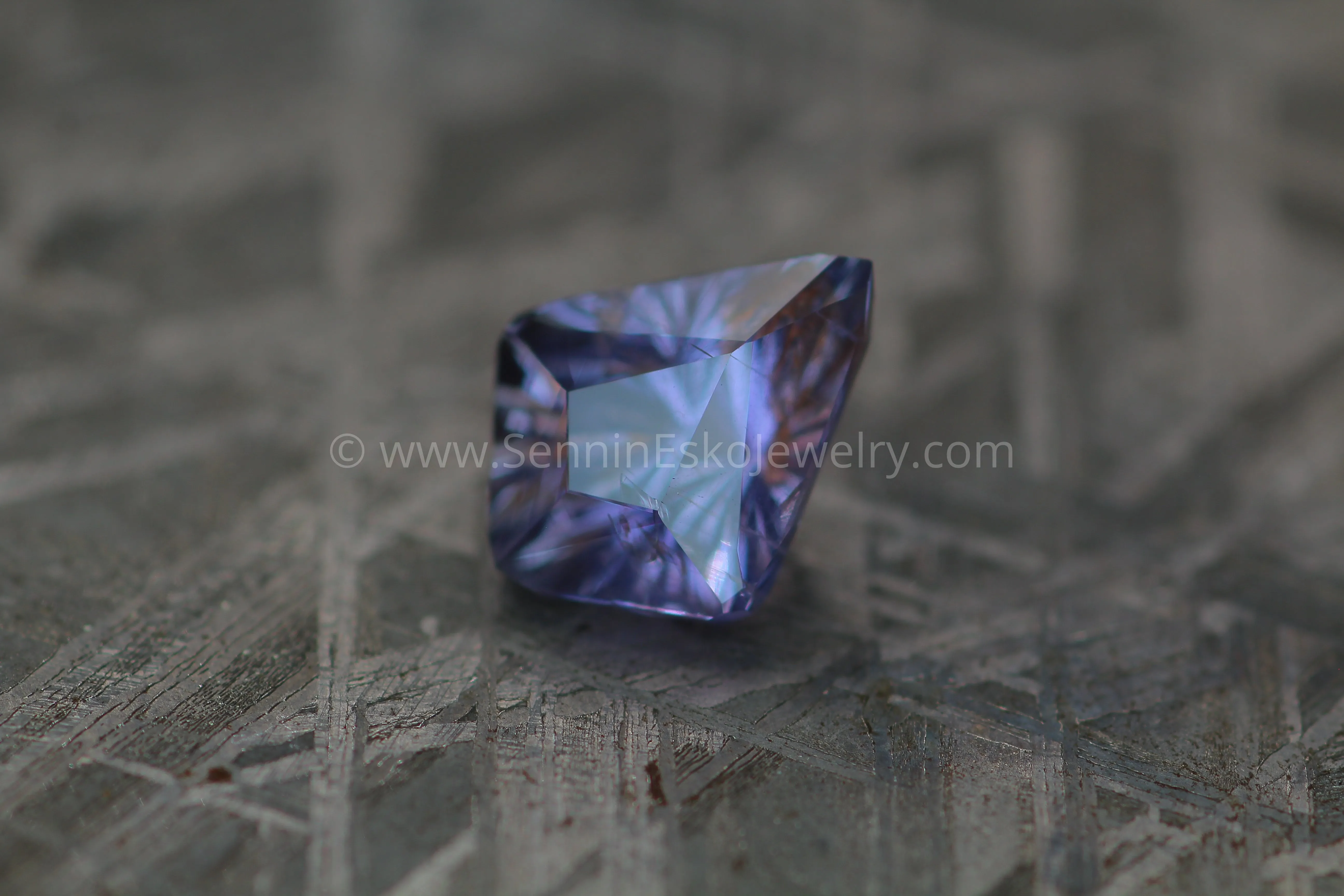 3 Carat Lilac Umba Sapphire Kite -  Fantasy Cut - 10.2x8mm