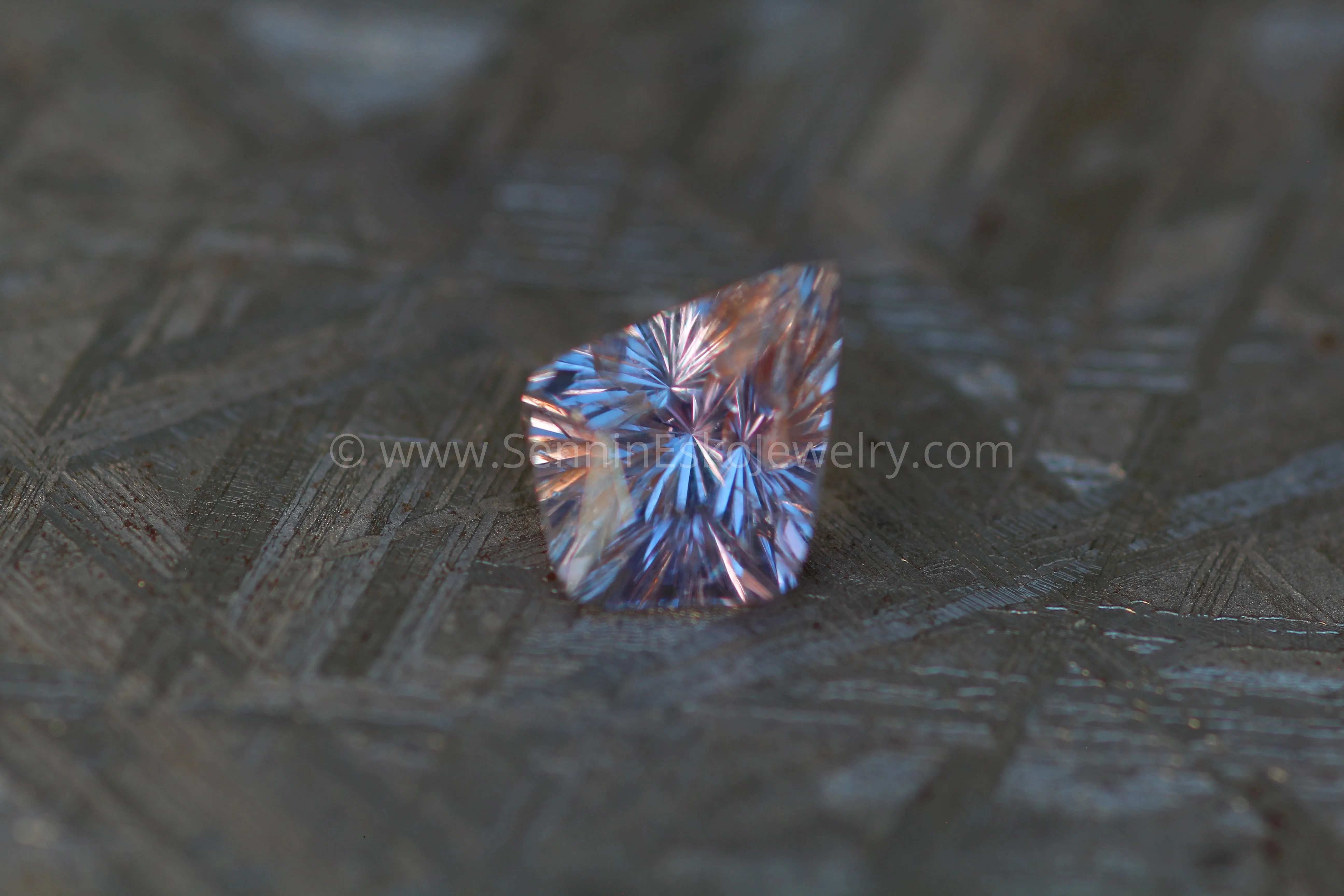 3 Carat Lilac Umba Sapphire Kite -  Fantasy Cut - 10.2x8mm