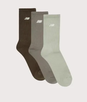 3 Pack NB Patch Melange Socks