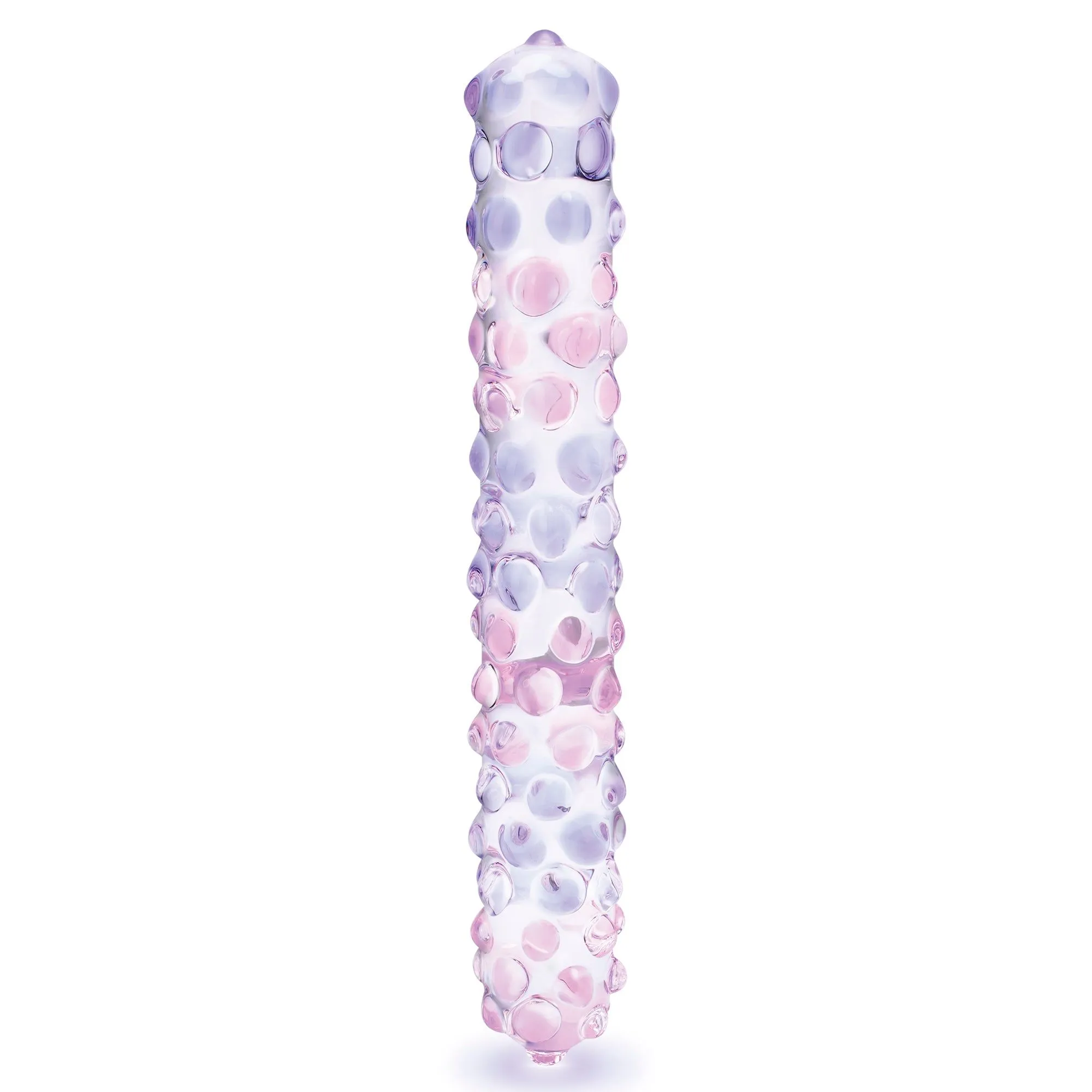 9" Purple Rose Nubbed Dildo