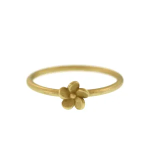 A Mini Plumeria Ring