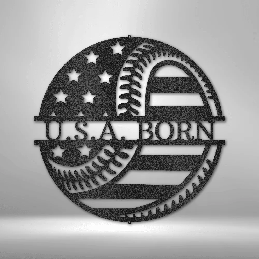 America's Pastime - Personalized | Metal Sign