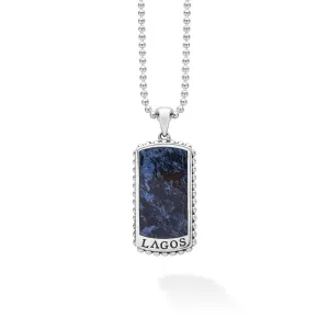 Anthem Pietersite Tag Amulet Necklace