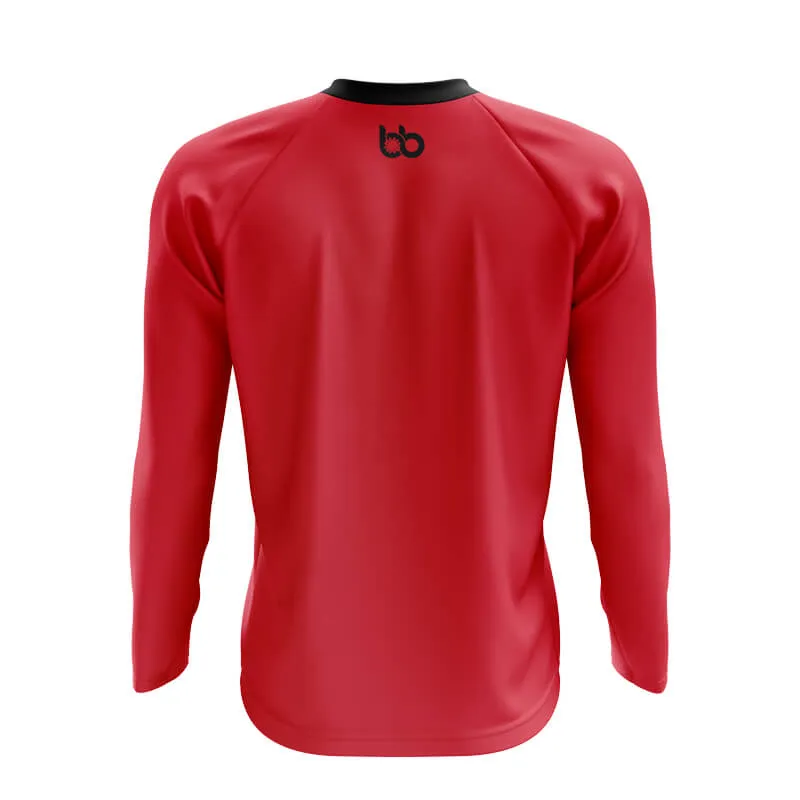 Bike Trek (Red) MTB Long Sleeve Jersey