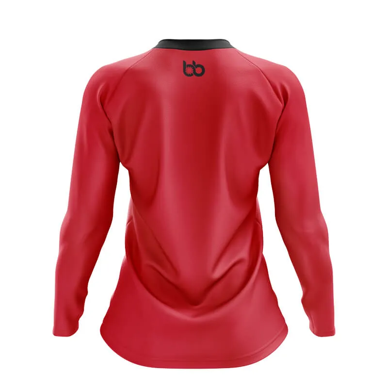 Bike Trek (Red) MTB Long Sleeve Jersey