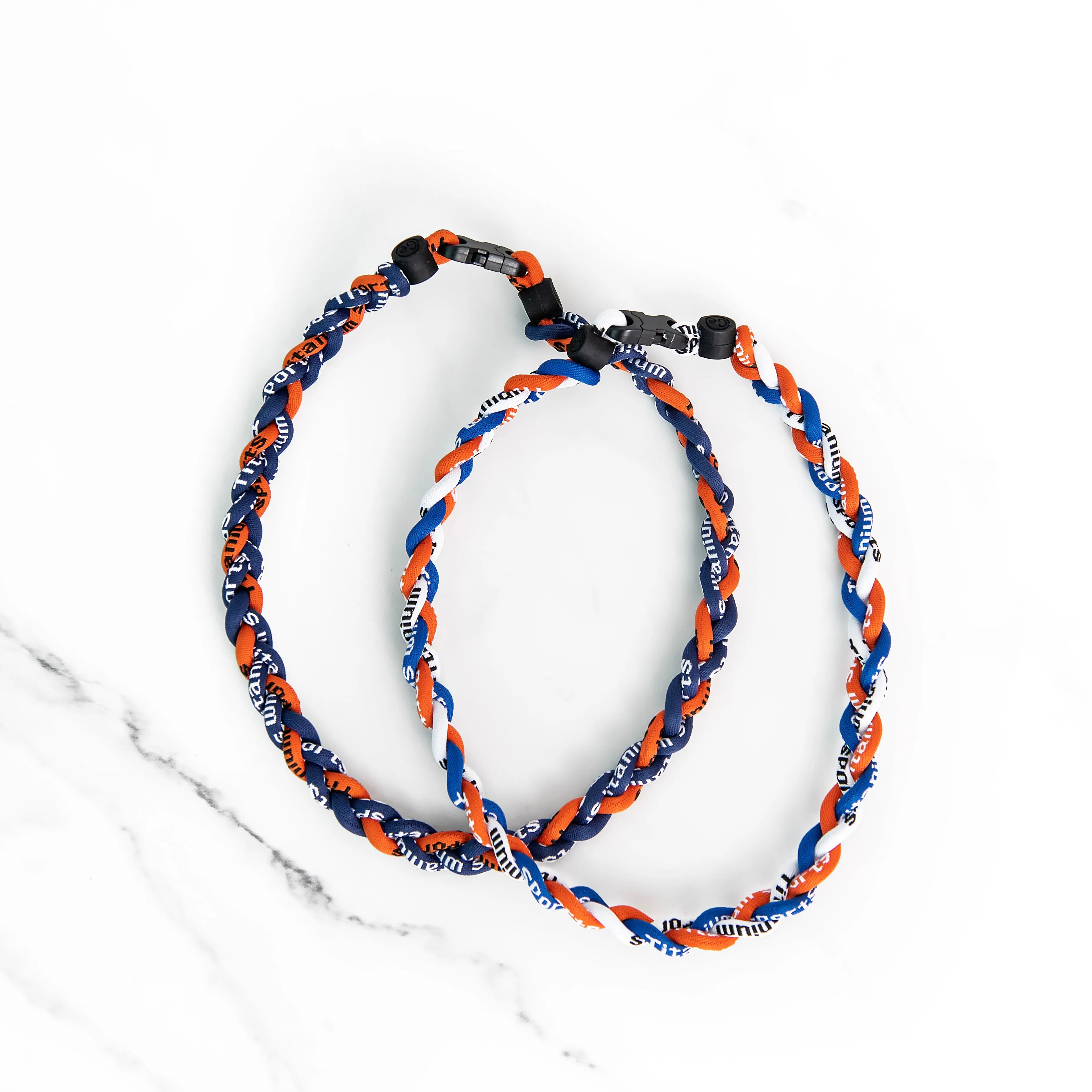 Blue   Orange Sports Necklace