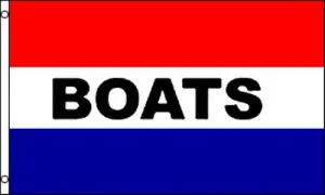 Boats Polyester Flag Banner Sign