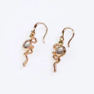 Boho Style Serpent Earrings