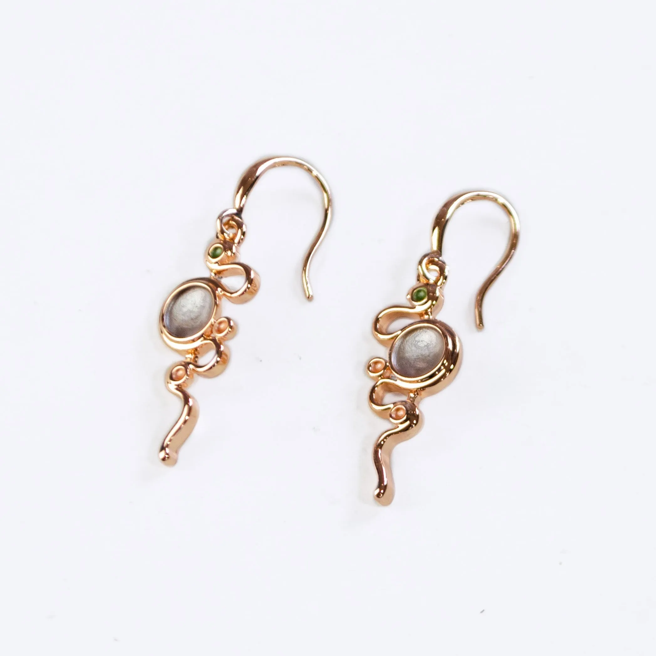 Boho Style Serpent Earrings