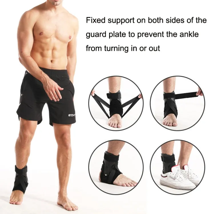 Compression Fixed Plastic Sheet Support Strap Ankle Protector, Size: S (Gray)