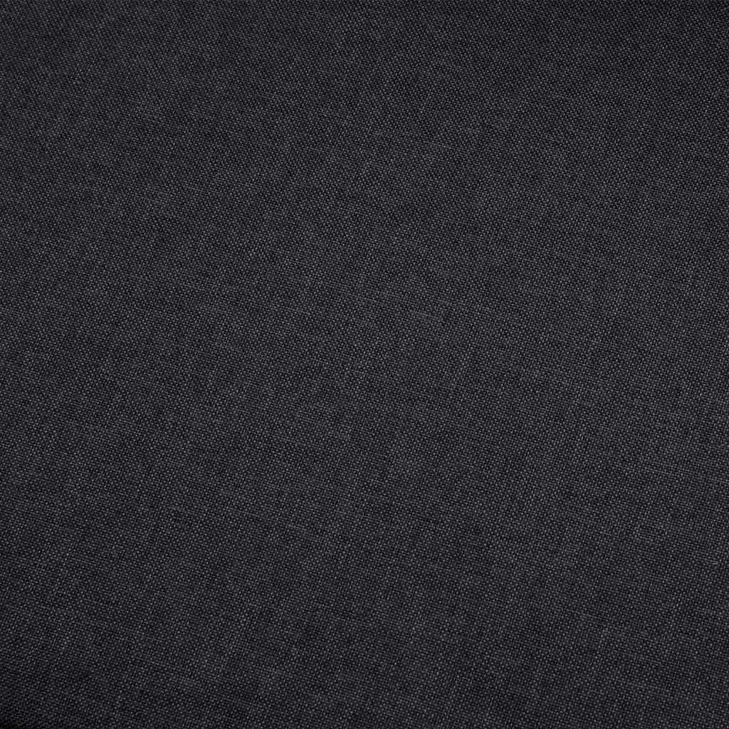 Corner Sofa Dark Grey Fabric