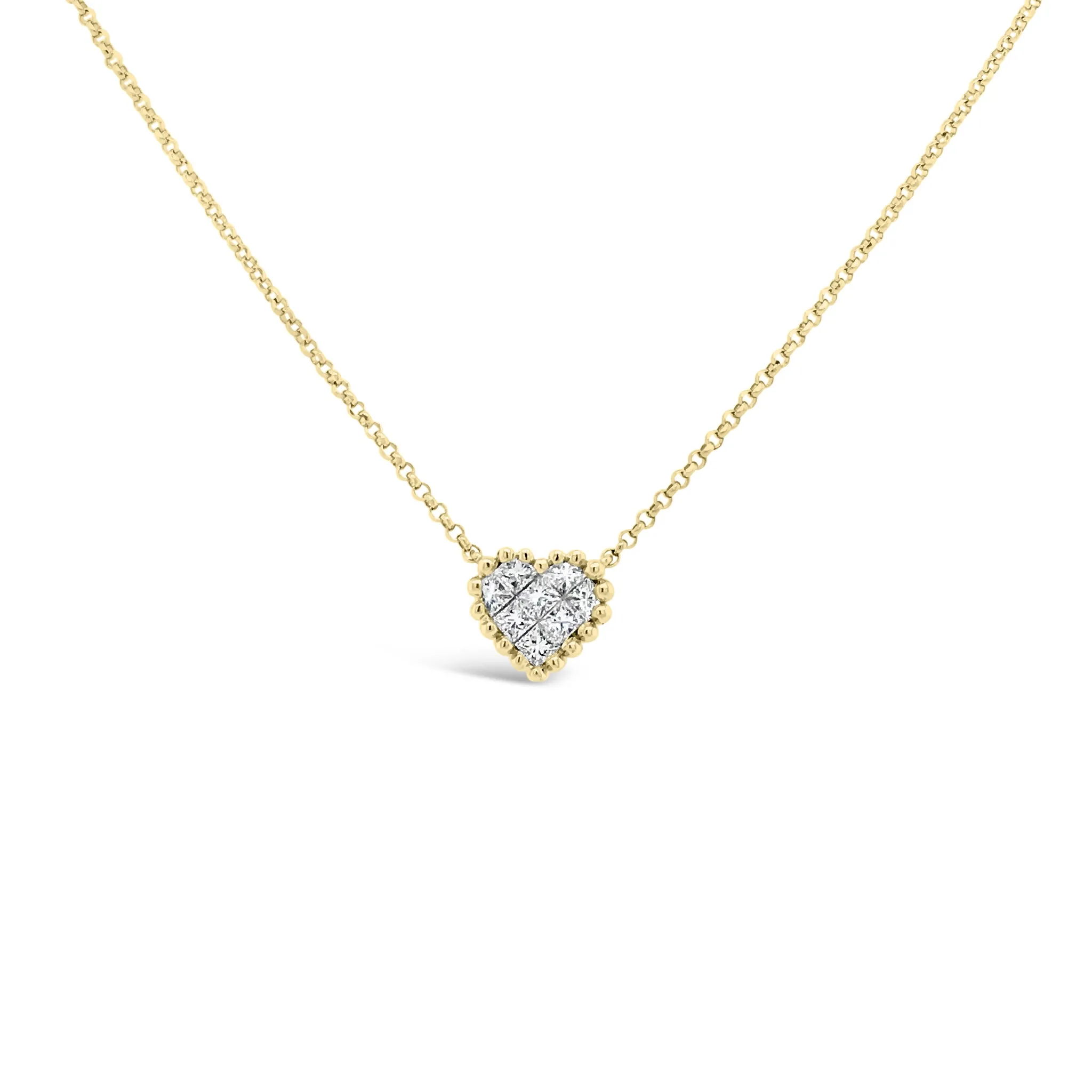 Diamond Tiny Heart Necklace