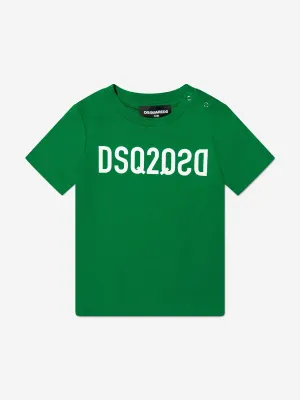 Dsquared2 Baby Logo T-Shirt In Green