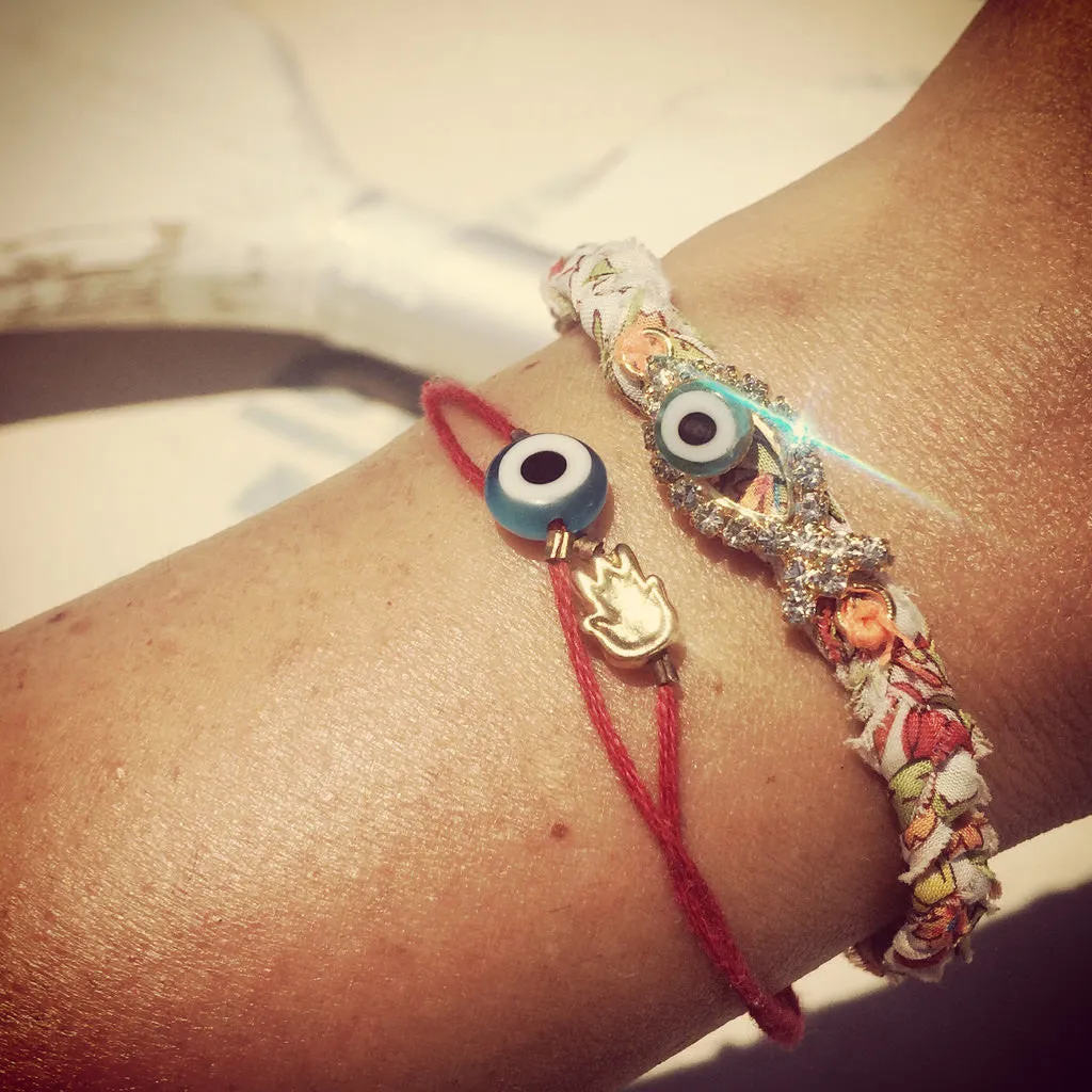 Evil Eye Charm Red String Bracelet