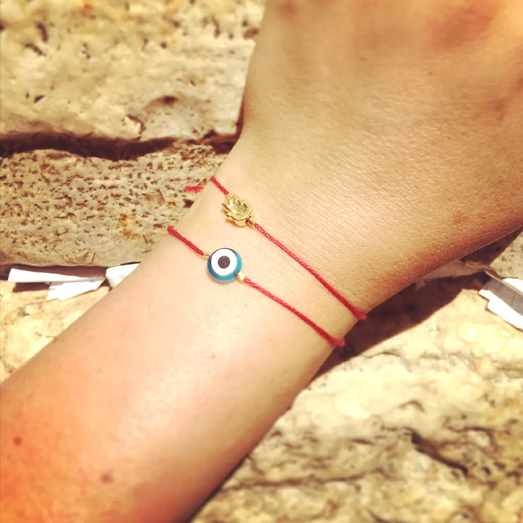 Evil Eye Charm Red String Bracelet