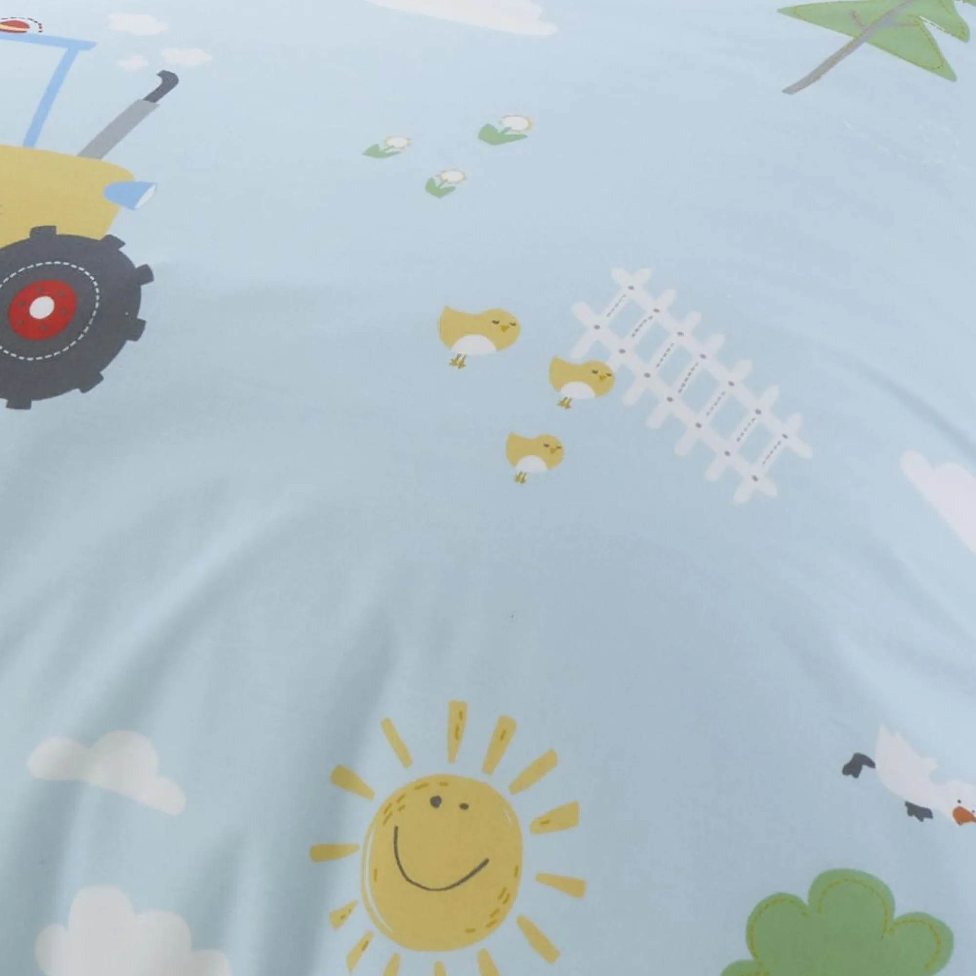 Farmyard Friends Duvet Cover Set by Bedlam in Blue