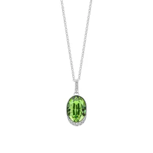 Fiorelli Sterling Silver Peridot Crystal Pendant P5439G