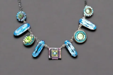 Firefly Jewelry, La Dolce Vita Light Blue Necklace