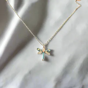 Firefly Jewelry Petite Dragonfly Pendant-8381ICE