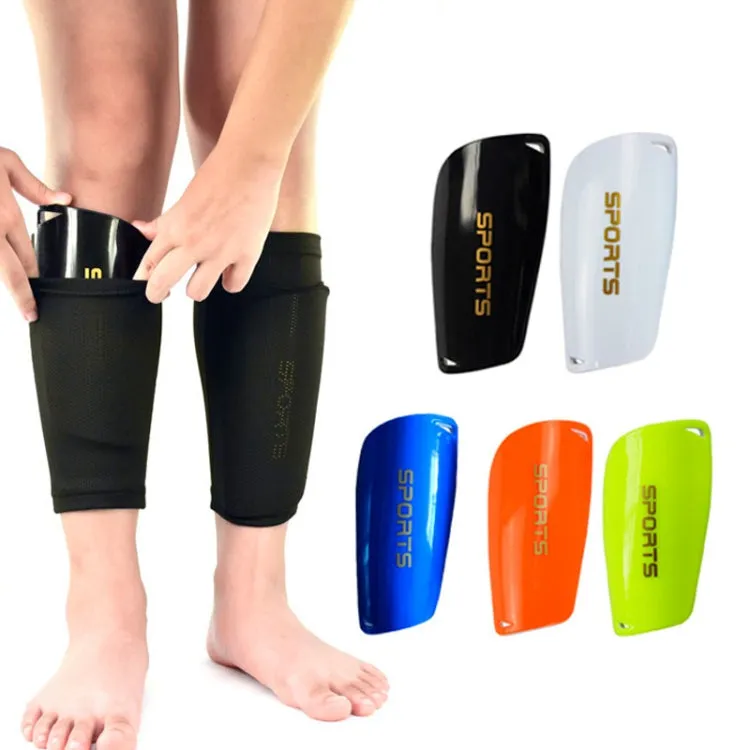 Football Shin Pads Reinforced Shin Pads Sports Calf Pads(Black M)