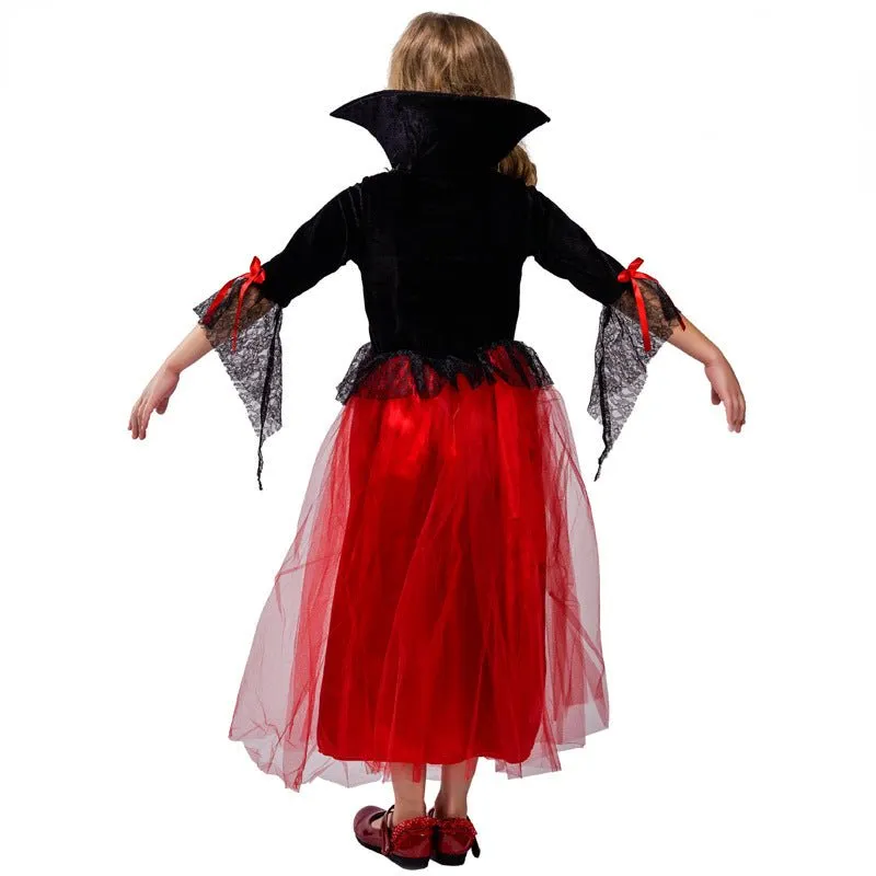 Halloween Cosplay Girls Classic Vampire Costume