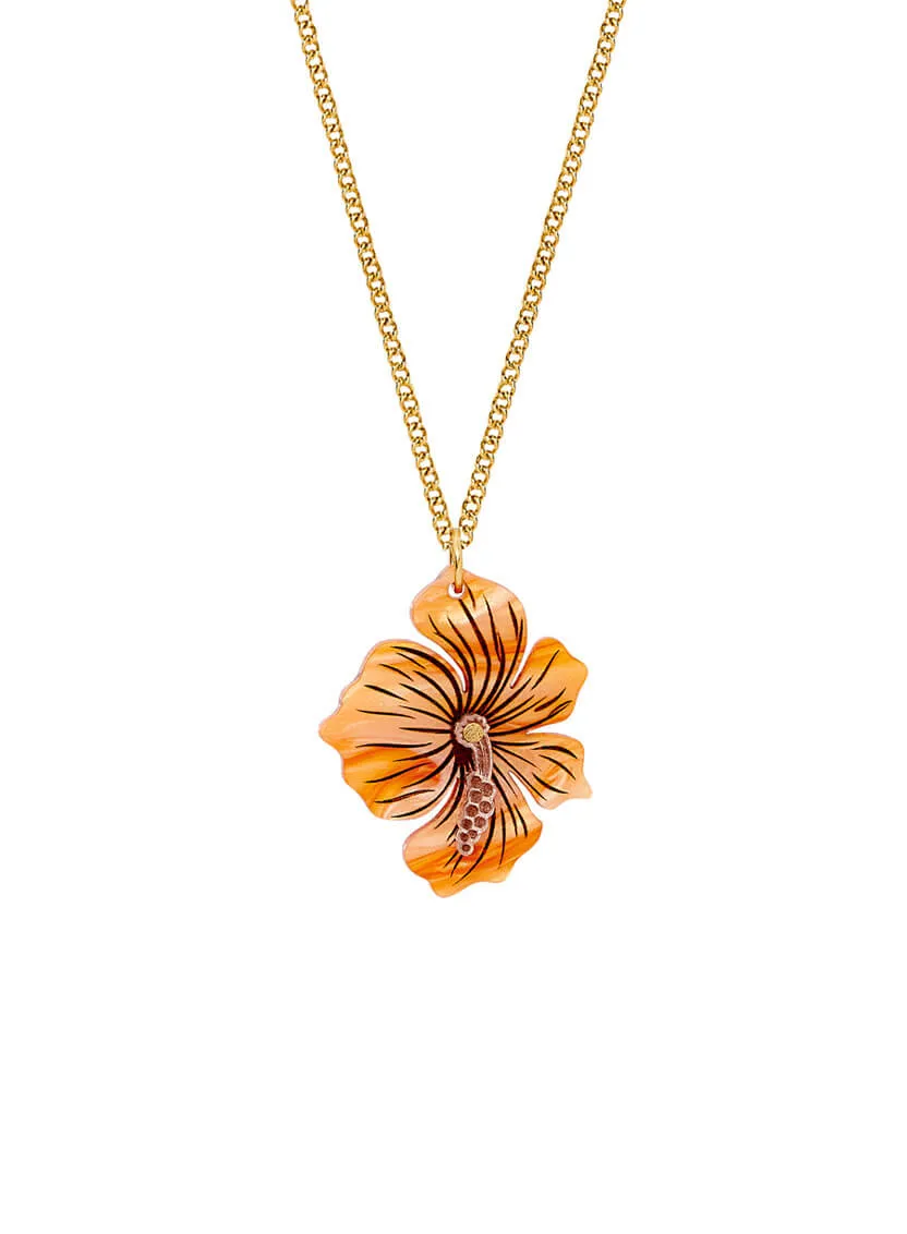 Hibiscus Flower Pendant