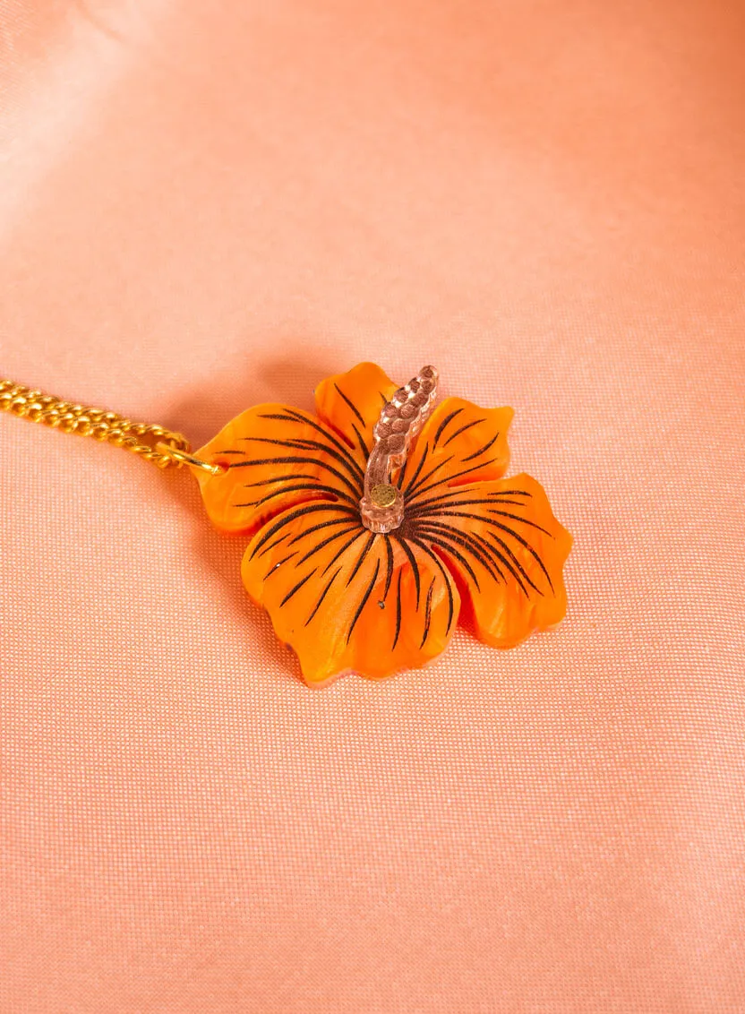 Hibiscus Flower Pendant