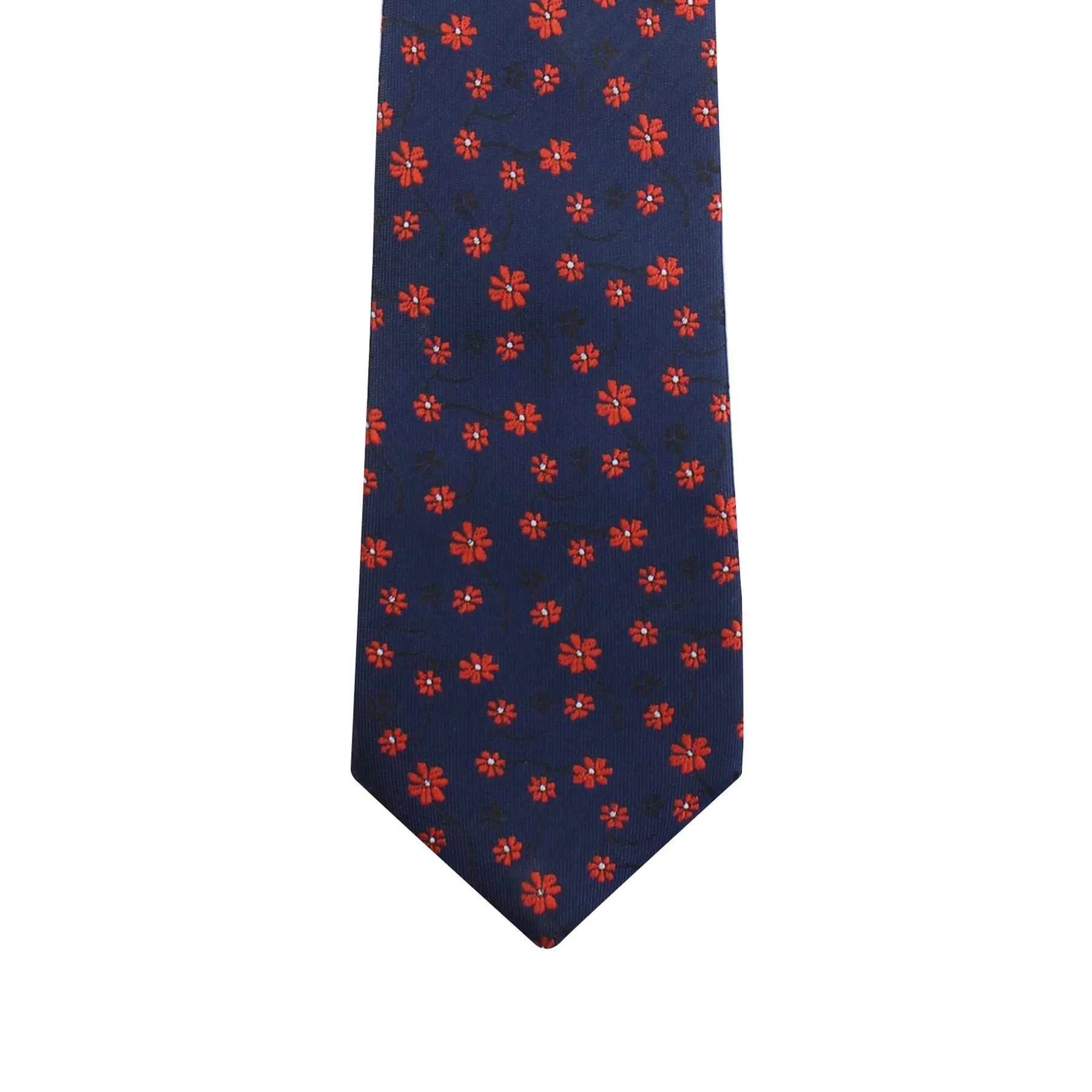 Kovove The Enchanting Floral Blue Necktie For Men