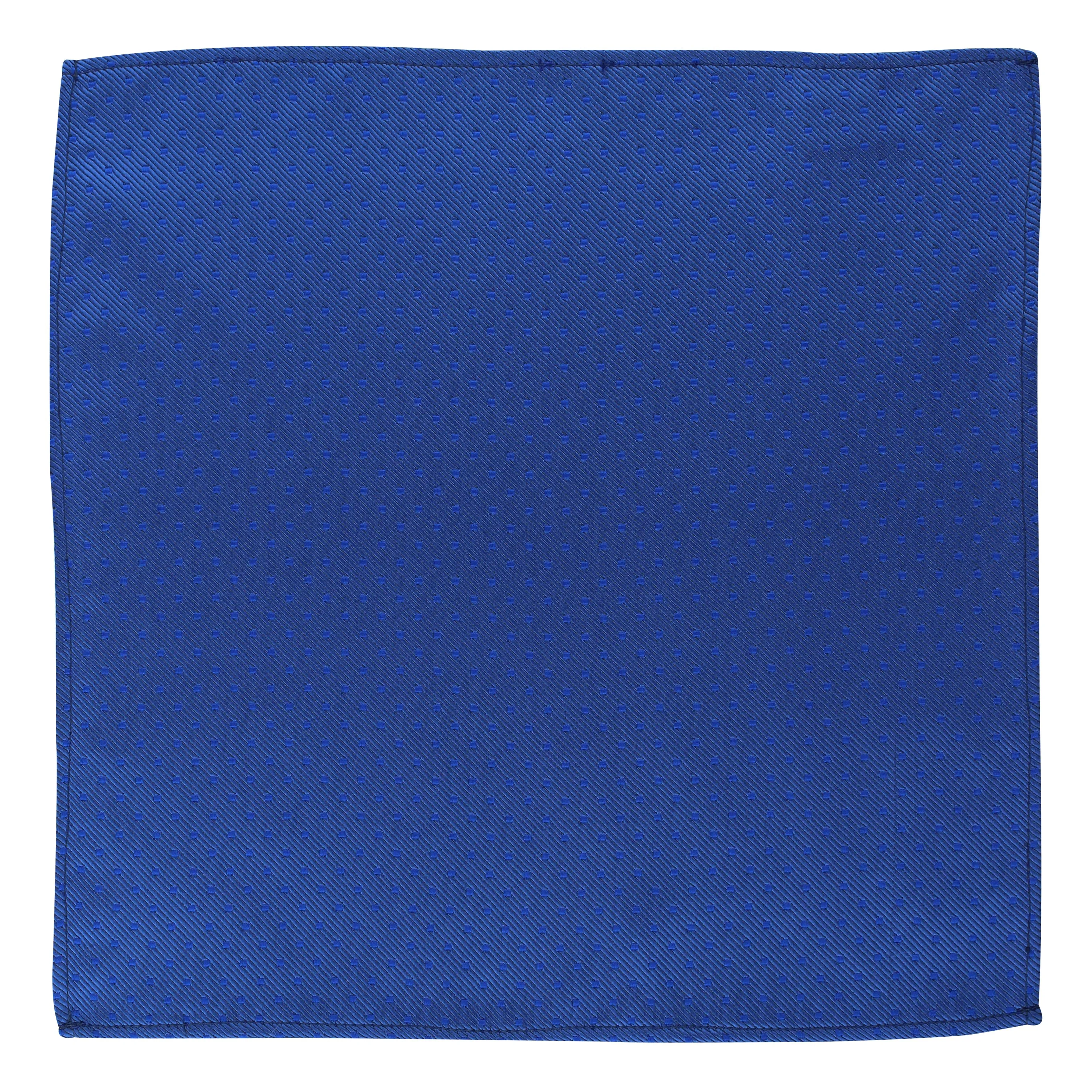 Kovove The Intellect Dash Abstract  Blue Pocket Square For Men