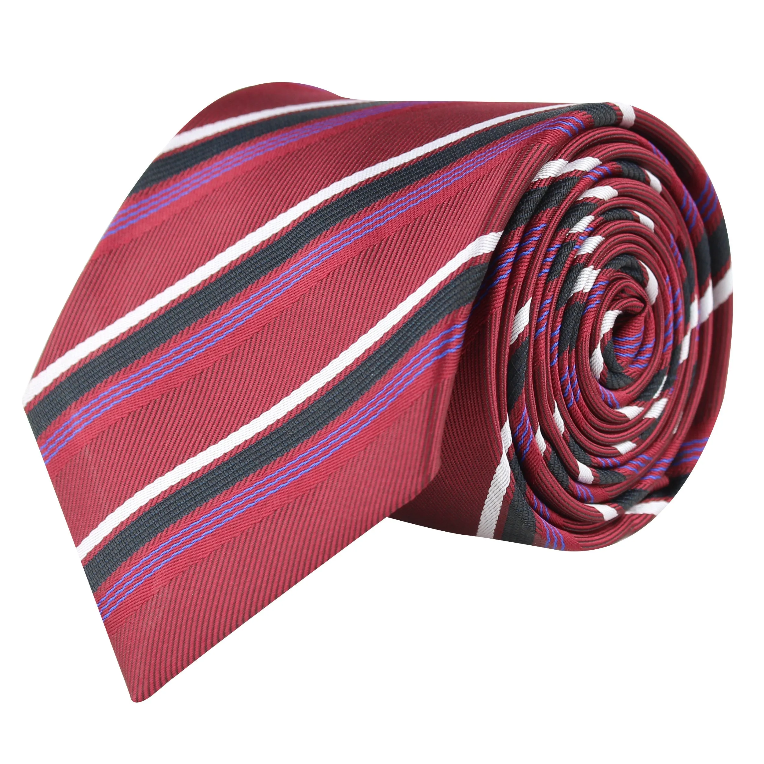 Kovove The Striped Mantra Red Necktie For Men