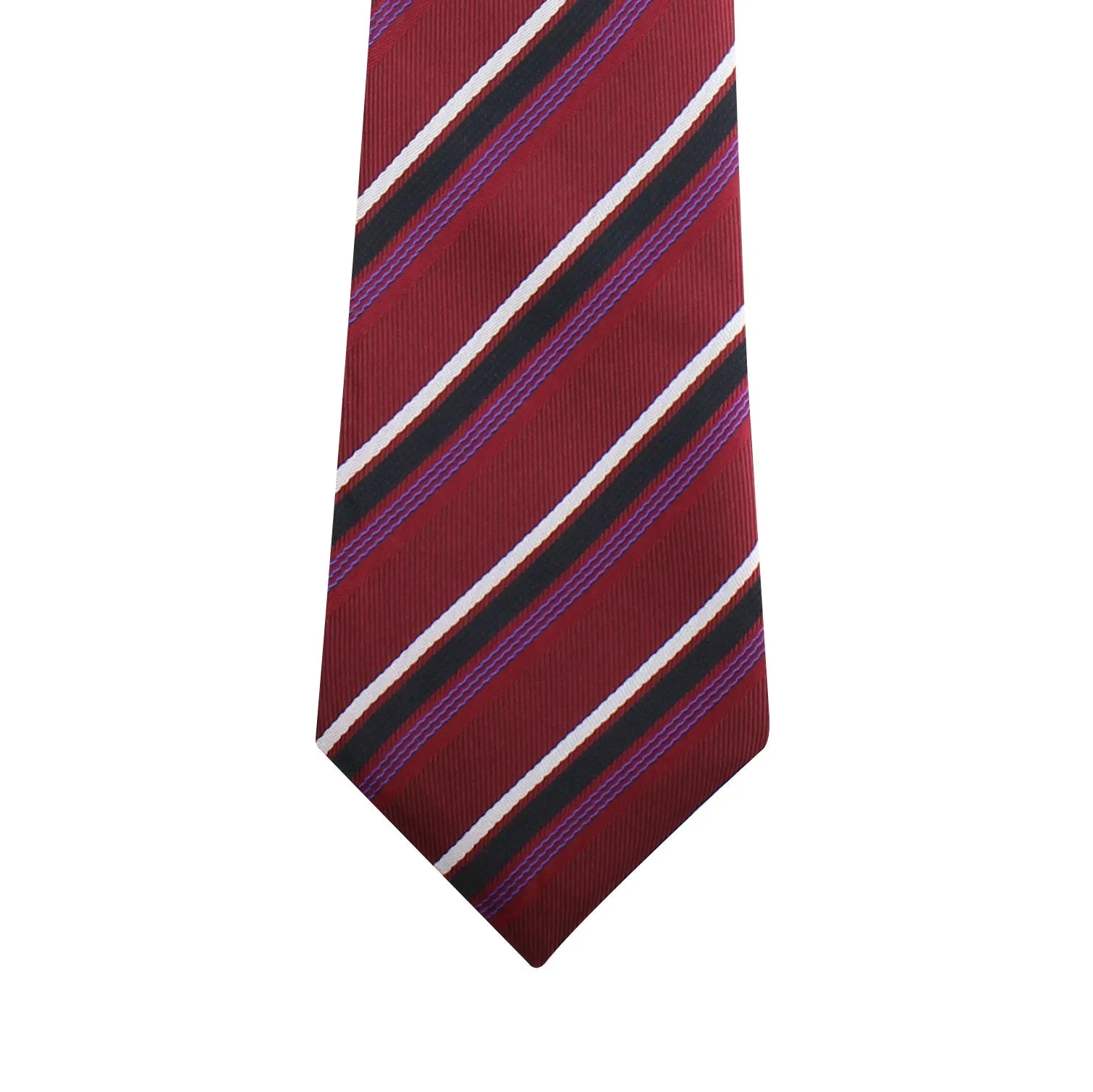 Kovove The Striped Mantra Red Necktie For Men