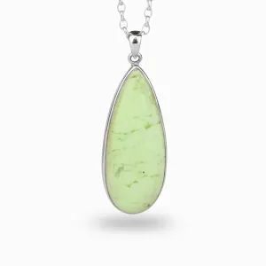 Lemon Chrysoprase Necklace