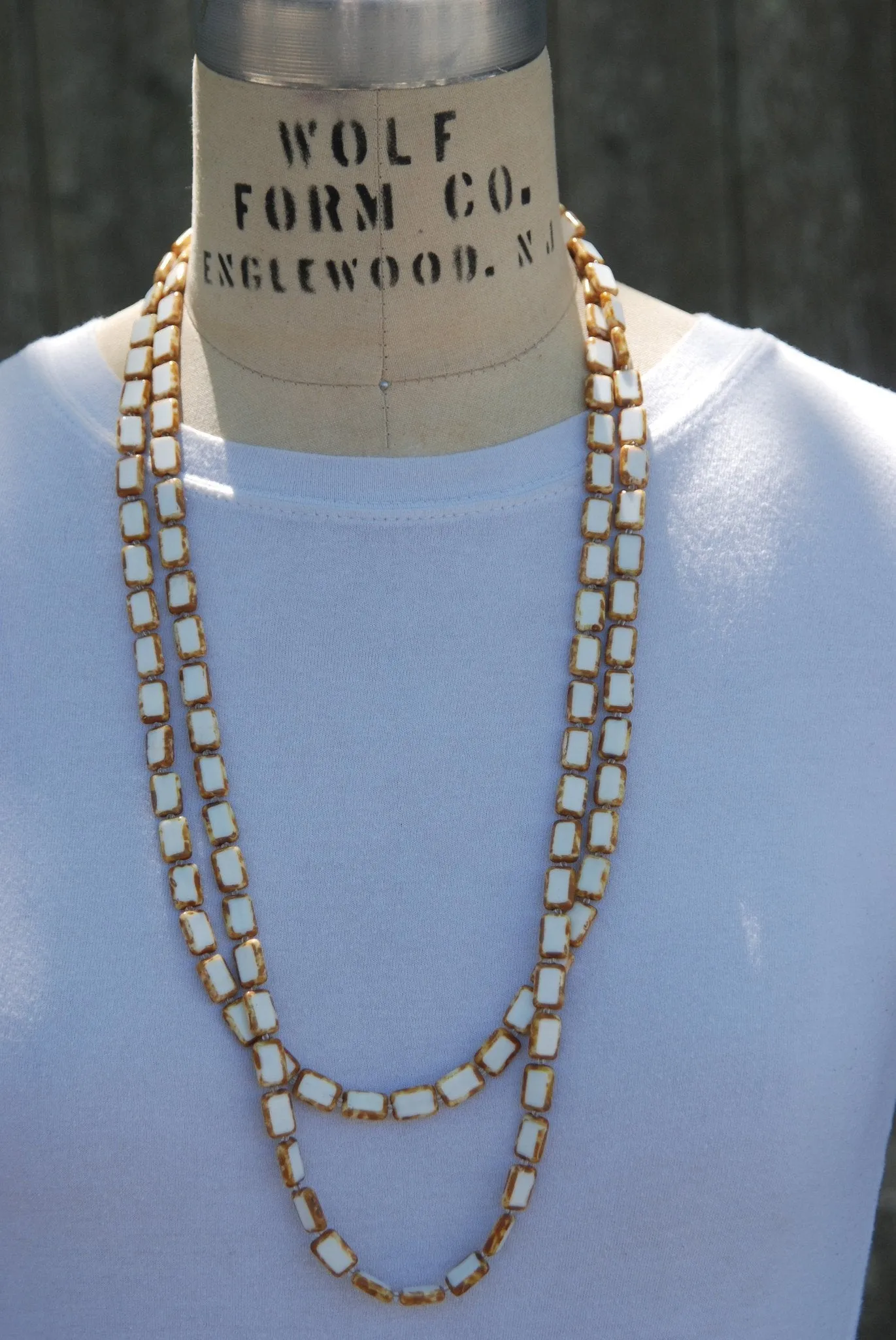 Long Beaded Necklace, 7 Ways to Wear, Trilogy 60"