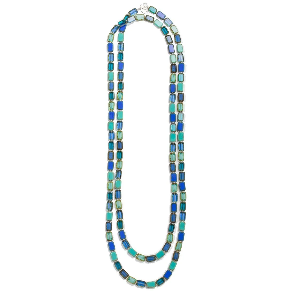 Long Beaded Necklace, 7 Ways to Wear, Trilogy 60"