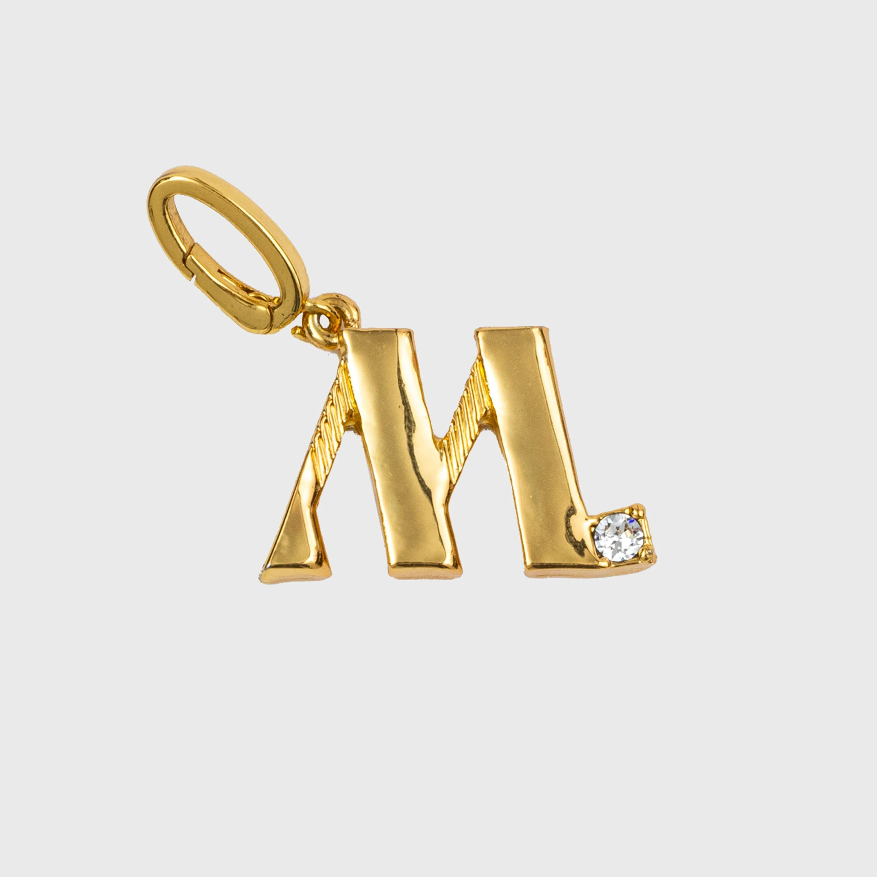 Monogram charm, M