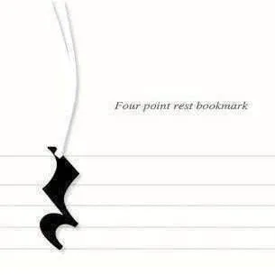 Music Themed Black Music Note Bookmarks