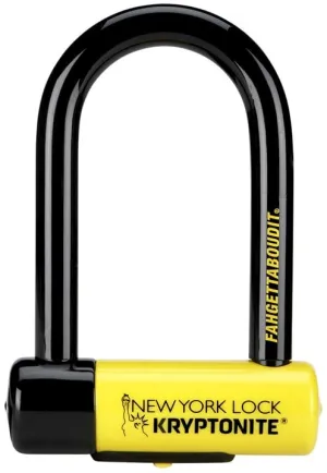 New-U New York Fahgettaboudit Mini U-Lock Kryptonite