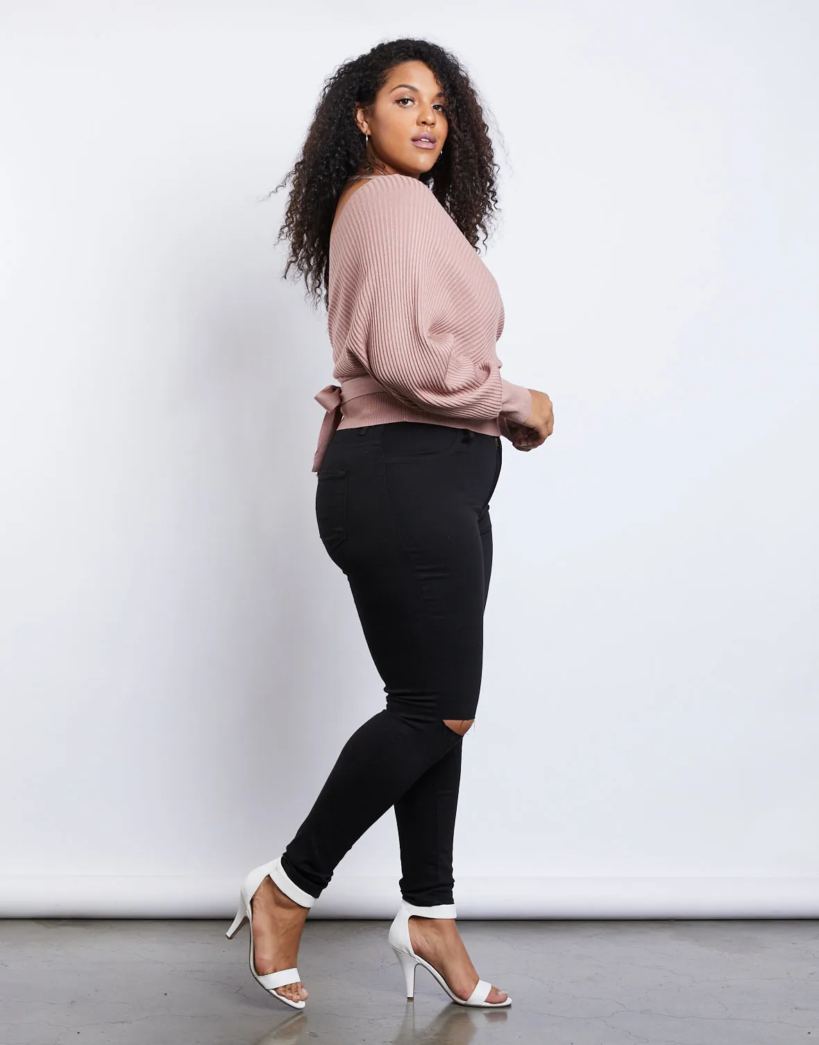 Plus Size Leigh V-Neck Sweater