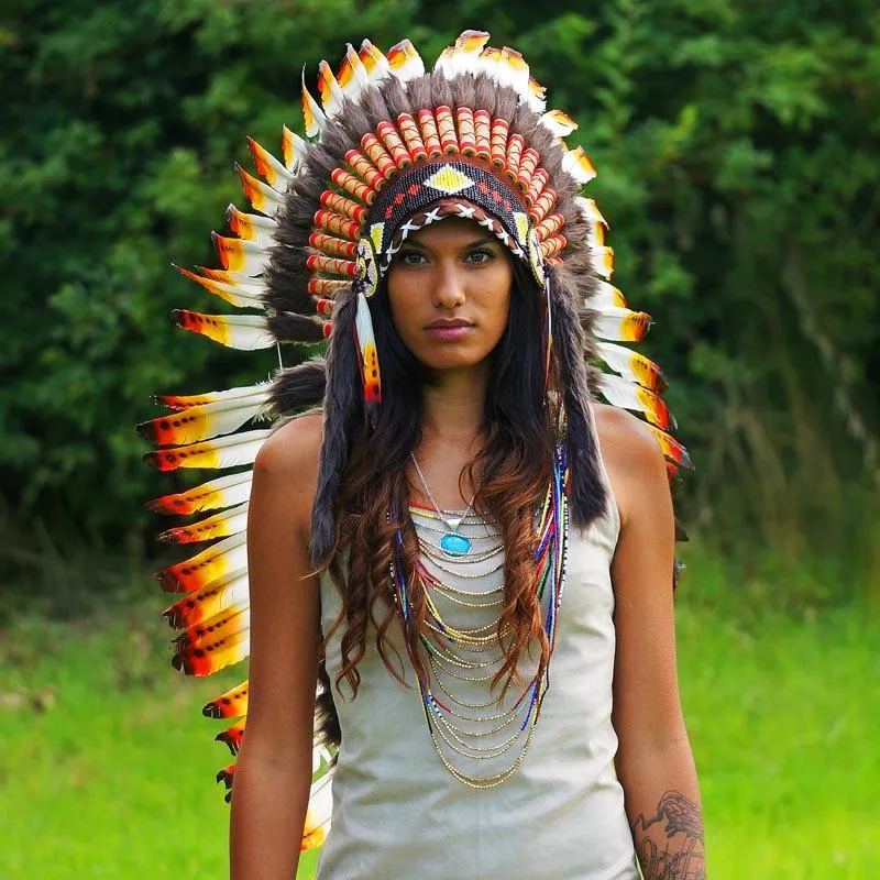 Rasta Style War Bonnet - 130cm