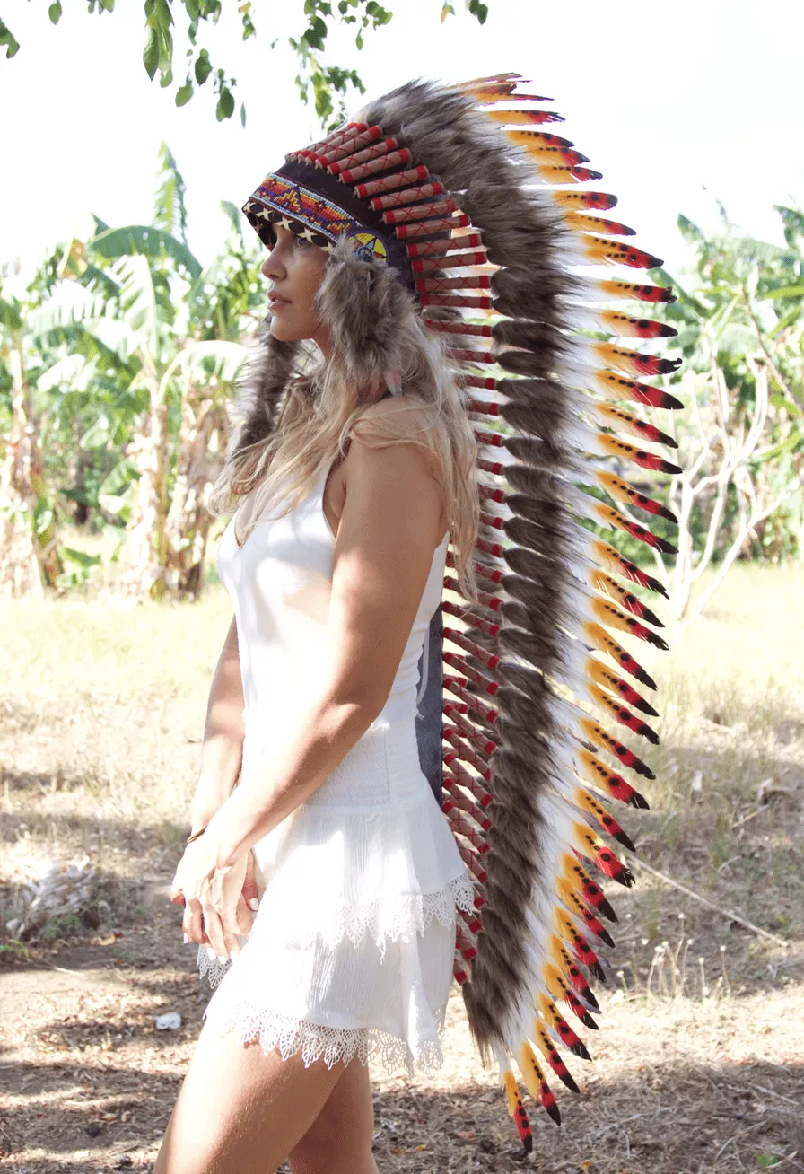 Rasta Style War Bonnet - 130cm