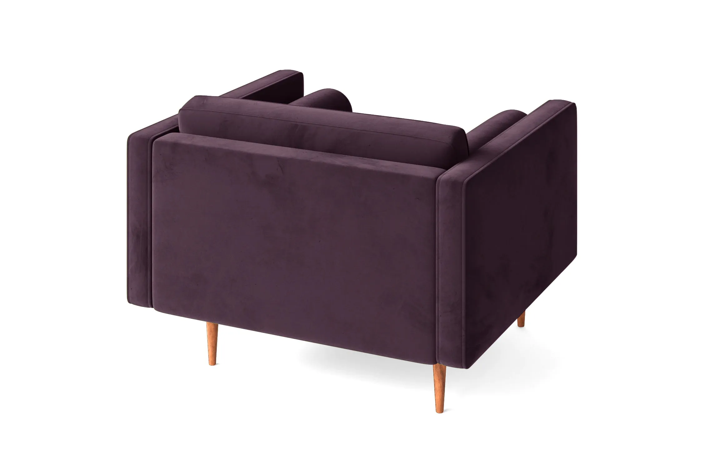 Salerno Armchair Purple Velvet