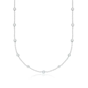 Silver Satellite Chain Necklace