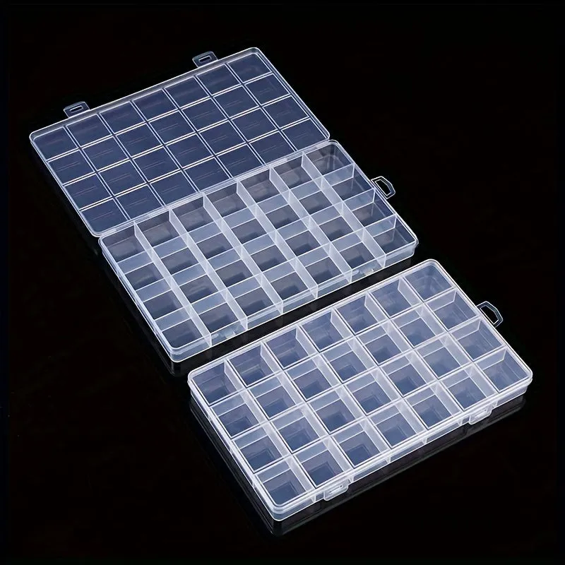 Single Durable 28 Grid Jewelry Organizer and Display Box