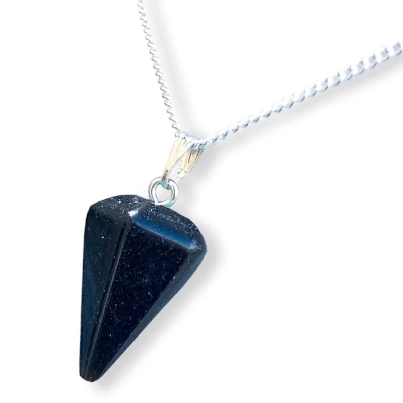 Single Point Gemstone Necklace