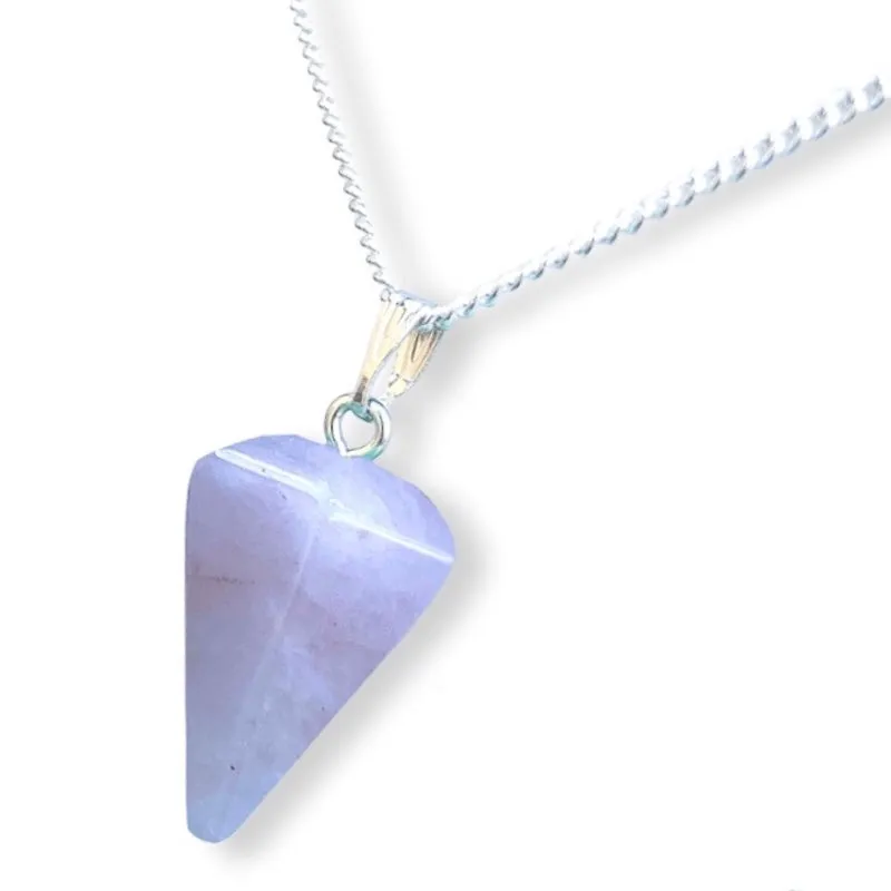 Single Point Gemstone Necklace