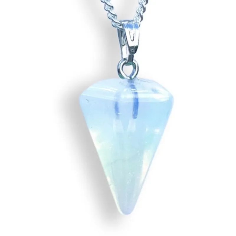 Single Point Gemstone Necklace