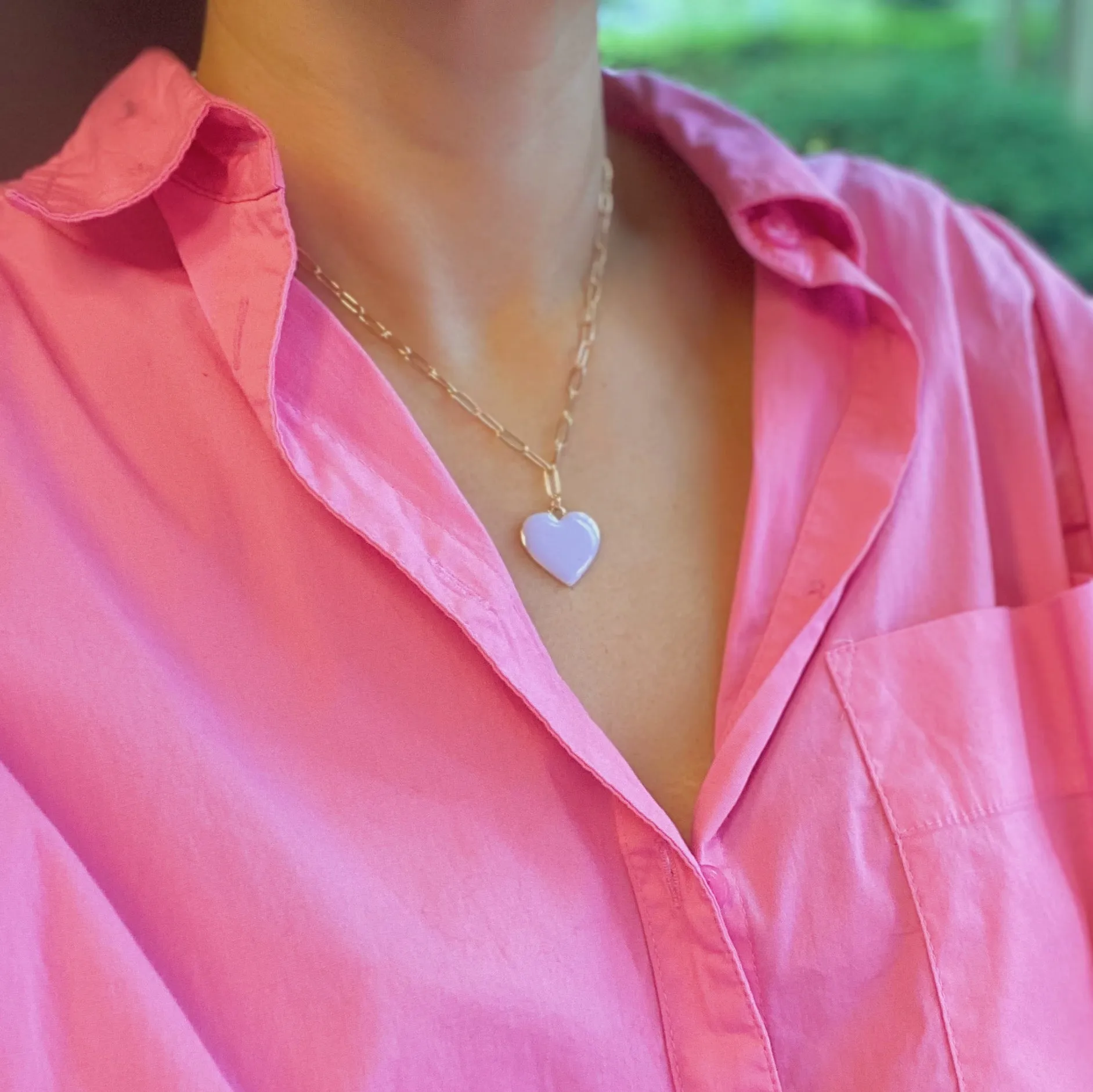 Soft Heart Pendant Necklace